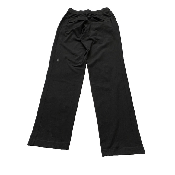 Lululemon Kung Fu Mens Pants Black Sweatpants Workout Straight Leg Lounge Size S - Picture 3 of 8